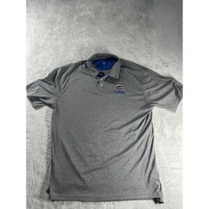 Florida Gators Chiliwear  Golf Polo Shirt Men's XXL Heather Gray Short Sleeve